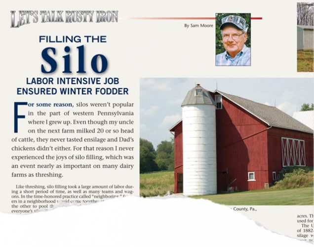 Letters: Silo filling brings back memories